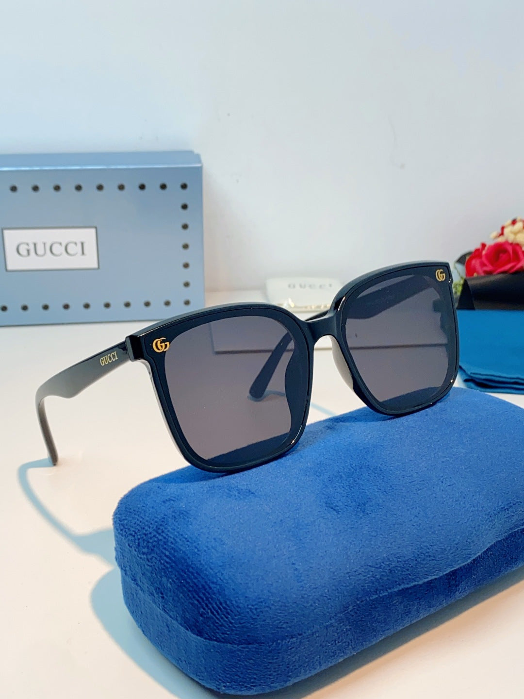 Gucci Fashion Black Lens Sunglasses for Men & Women - 997544 - detail image 10