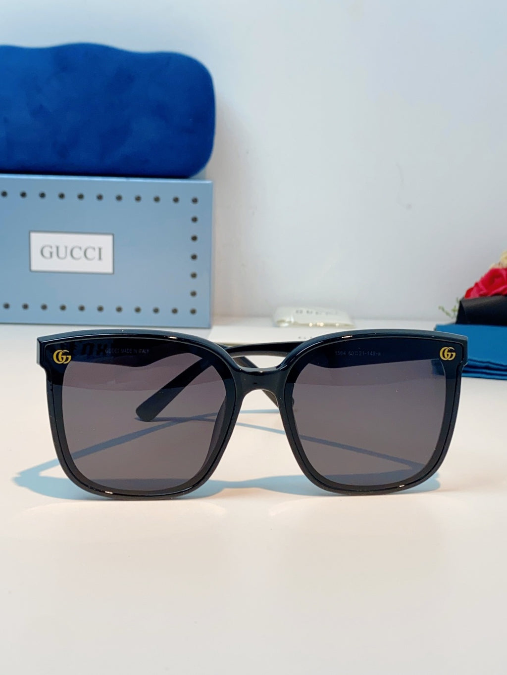 Gucci Fashion Black Lens Sunglasses for Men & Women - 997544 - detail image 2