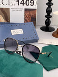 Gucci G2211 Round Red Lens Sunglasses for Men & Women - 997612