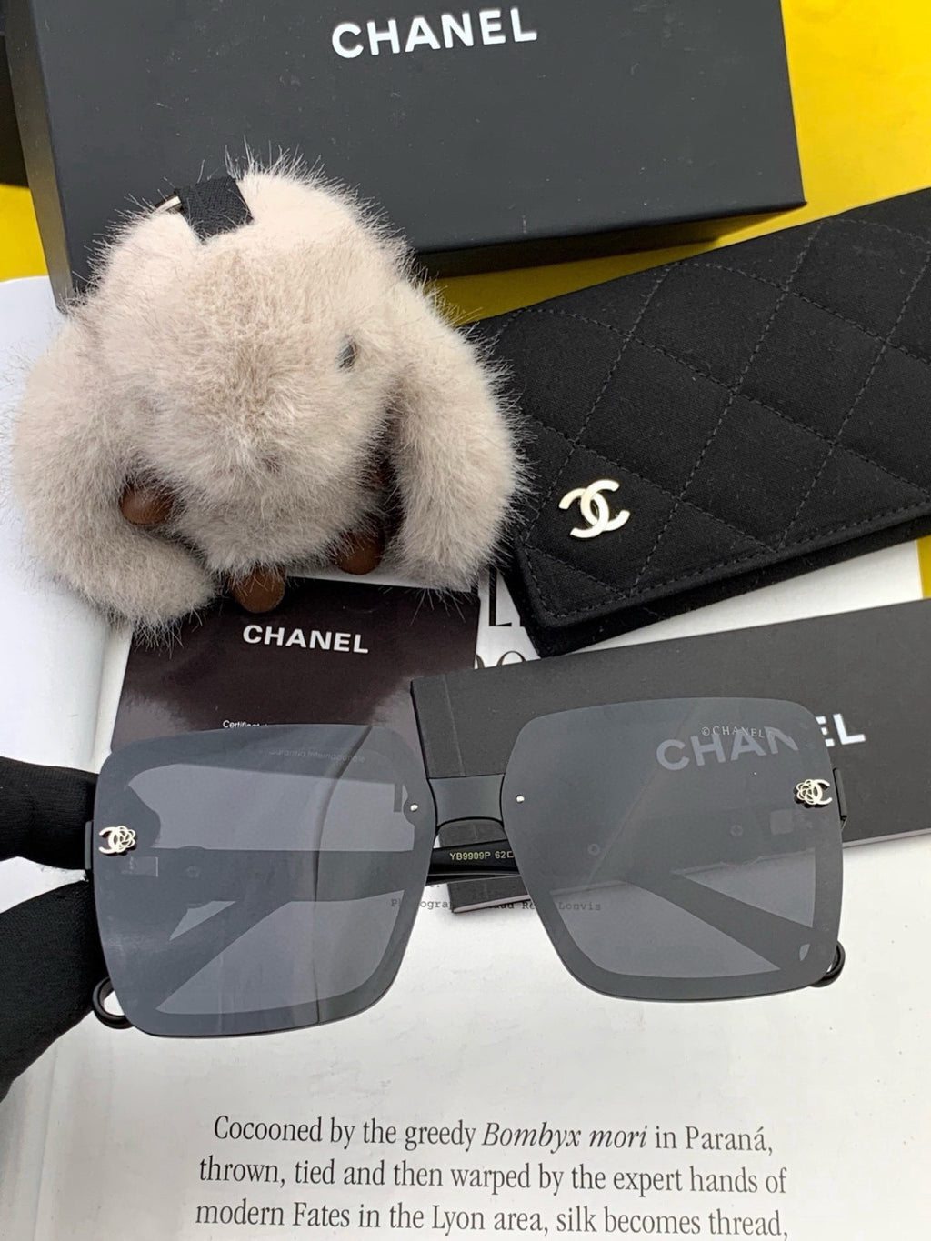 Chanel CH9990 Polarized Square Black Lens Sunglasses for Women