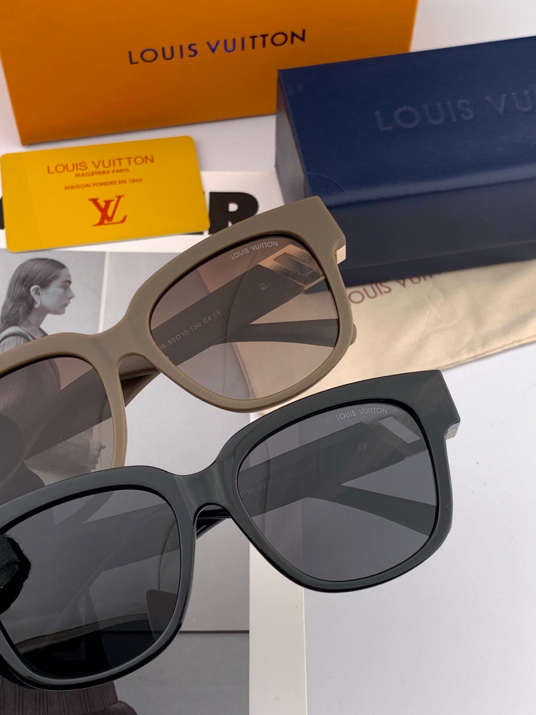 Louis Vuitton L5516 Polarized Square Brown Lens Sunglasses for Men & - 997439 - detail image 5