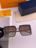 Louis Vuitton L2711 Polarized Square Red Lens Sunglasses for Men & Wo - 997440