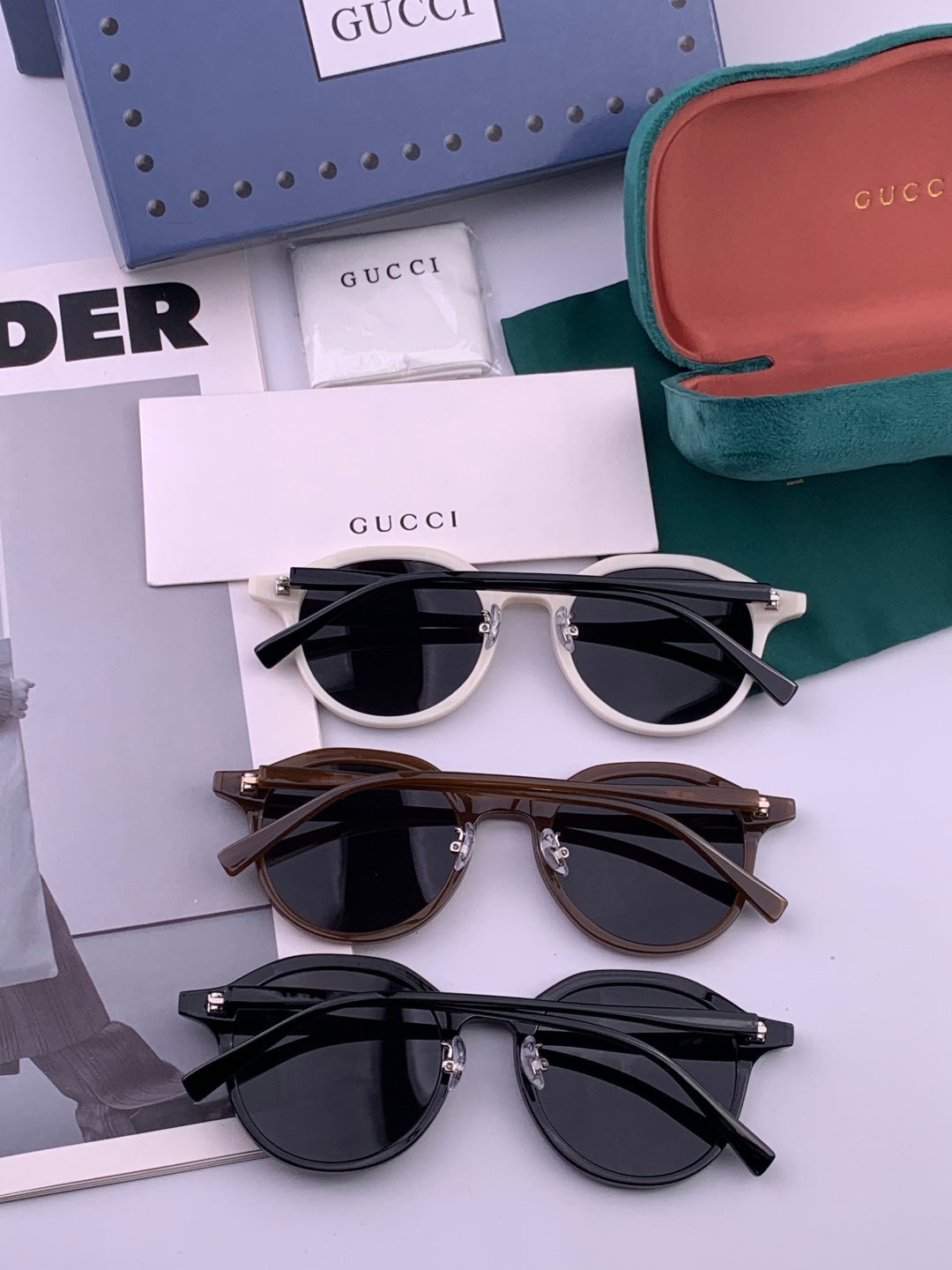 Gucci G7991 Polarized Fashion Gold Lens Sunglasses for Women - 997607 - detail image 7