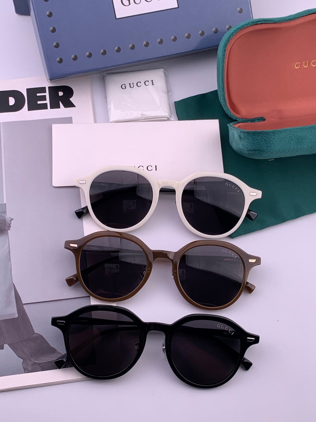 Gucci G7991 Polarized Fashion Gold Lens Sunglasses for Women - 997607 - detail image 8