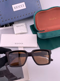 Gucci G8511 Polarized Square Gold Lens Sunglasses for Women - 997604