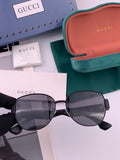 Gucci G22201 Metal Square Gold Lens Sunglasses for Men & Women