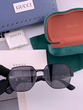 Gucci G1370 Metal Square Pink Lens Sunglasses for Men & Women - 997606