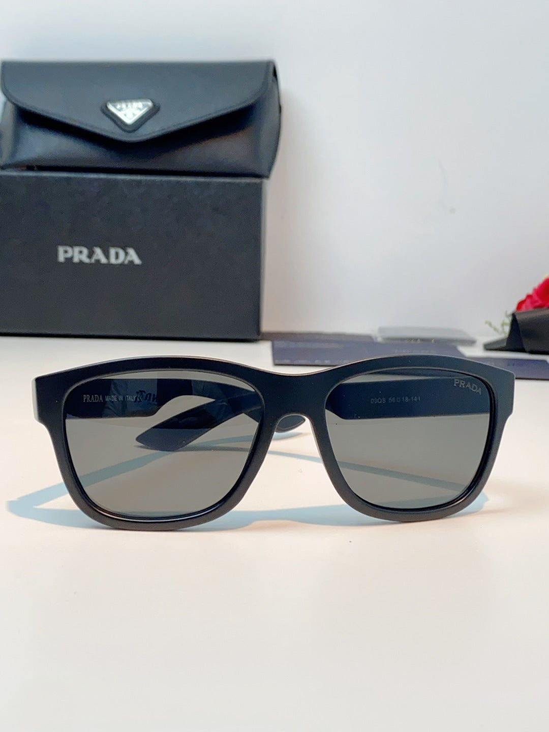 Prada Cat-Eye Gray Lens Sunglasses for Men & Women - detail image 2