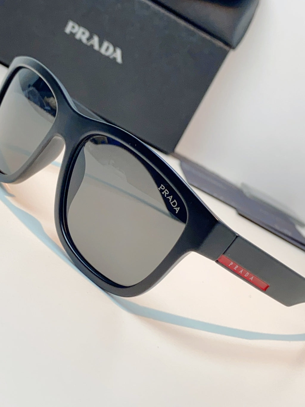 Prada Cat-Eye Gray Lens Sunglasses for Men & Women - detail image 7
