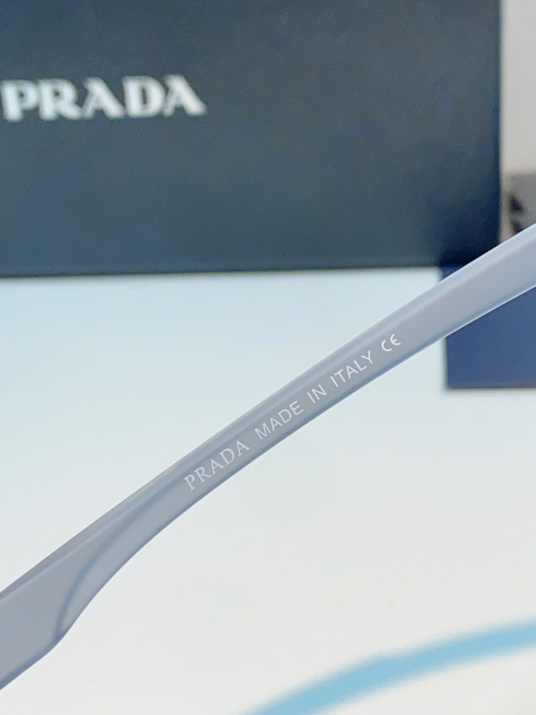 Prada Polarized Fashion Black Lens Sunglasses for Men - 487088 - detail image 8