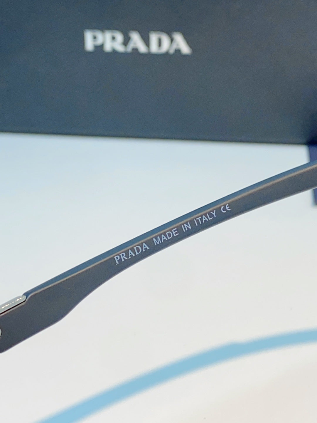 Prada Polarized Fashion Black Lens Sunglasses for Men - 487089 - detail image 8