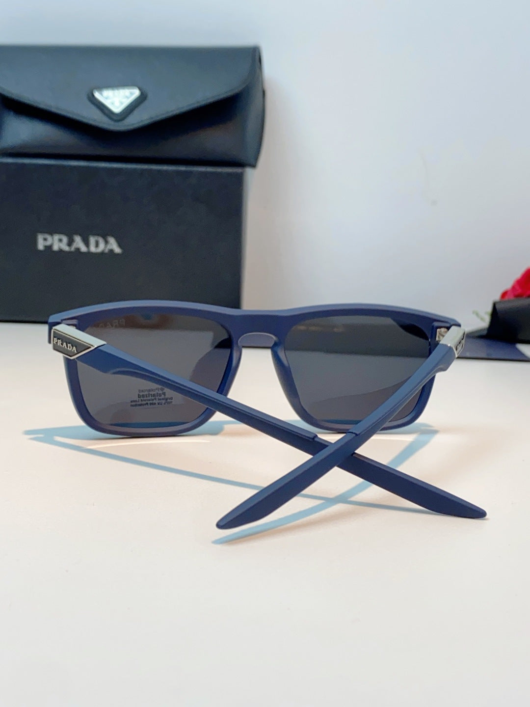 Prada Polarized Fashion Gray Lens Sunglasses for Men - 398945 - detail image 3