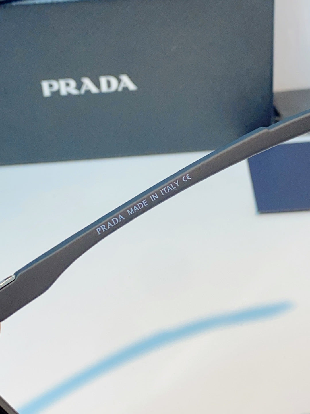 Prada Polarized Fashion Gray Lens Sunglasses for Men - detail image 8