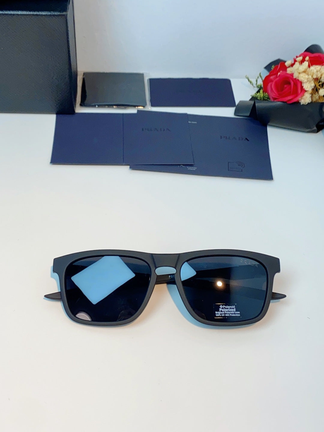 Prada Polarized Fashion Gray Lens Sunglasses for Men - detail image 9