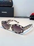 Chanel Oval Gray Lens Sunglasses for Women - 398597