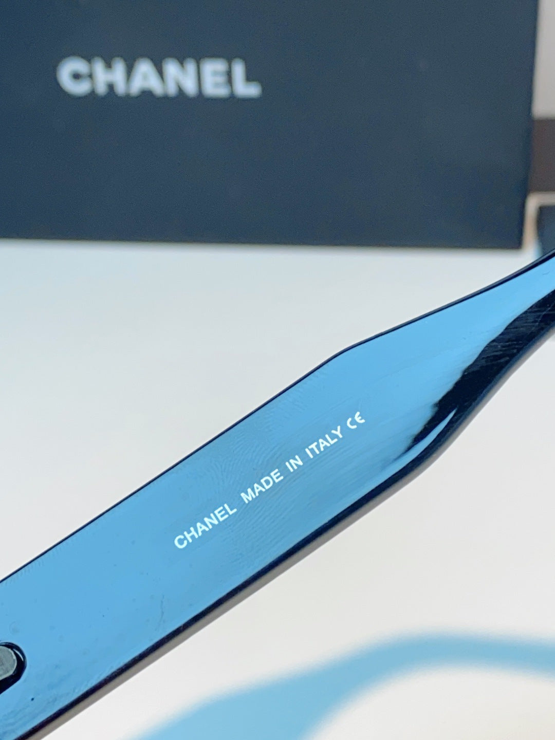 Chanel Oval Gray Lens Sunglasses for Women - detail image 8