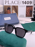 Gucci G1230 Polarized Square Gold Lens Sunglasses for Men & Women