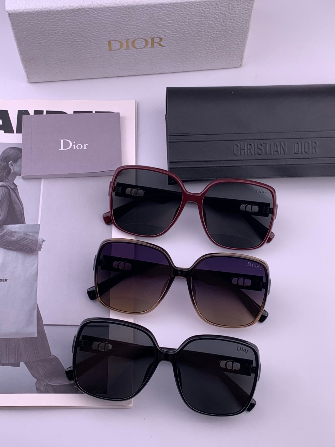 Dior D3510 Polarized Fashion Black Lens Sunglasses for Men & Women - 132409 - detail image 4