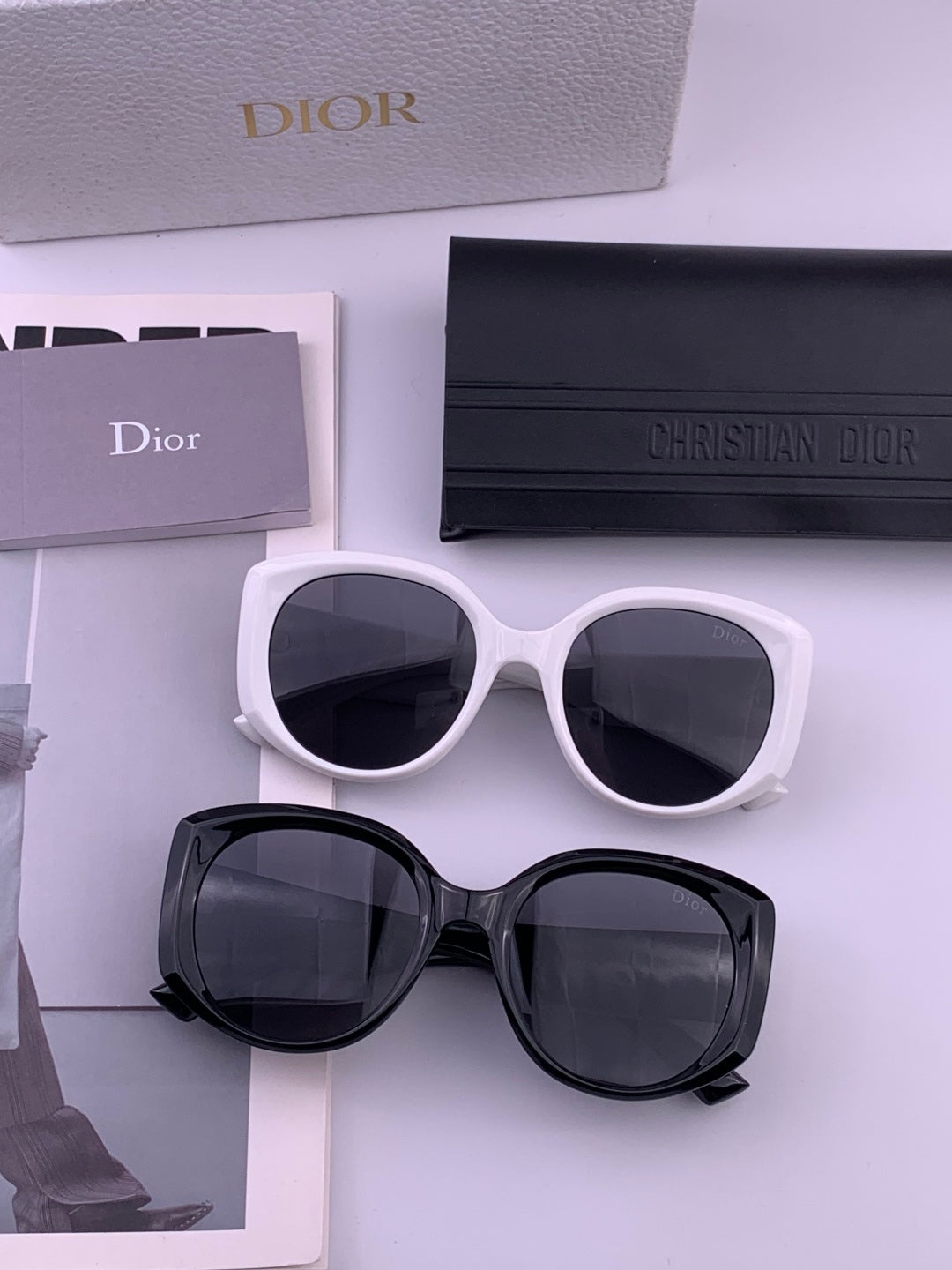 Dior CD6820 Polarized Square Gold Lens Sunglasses for Women - detail image 7