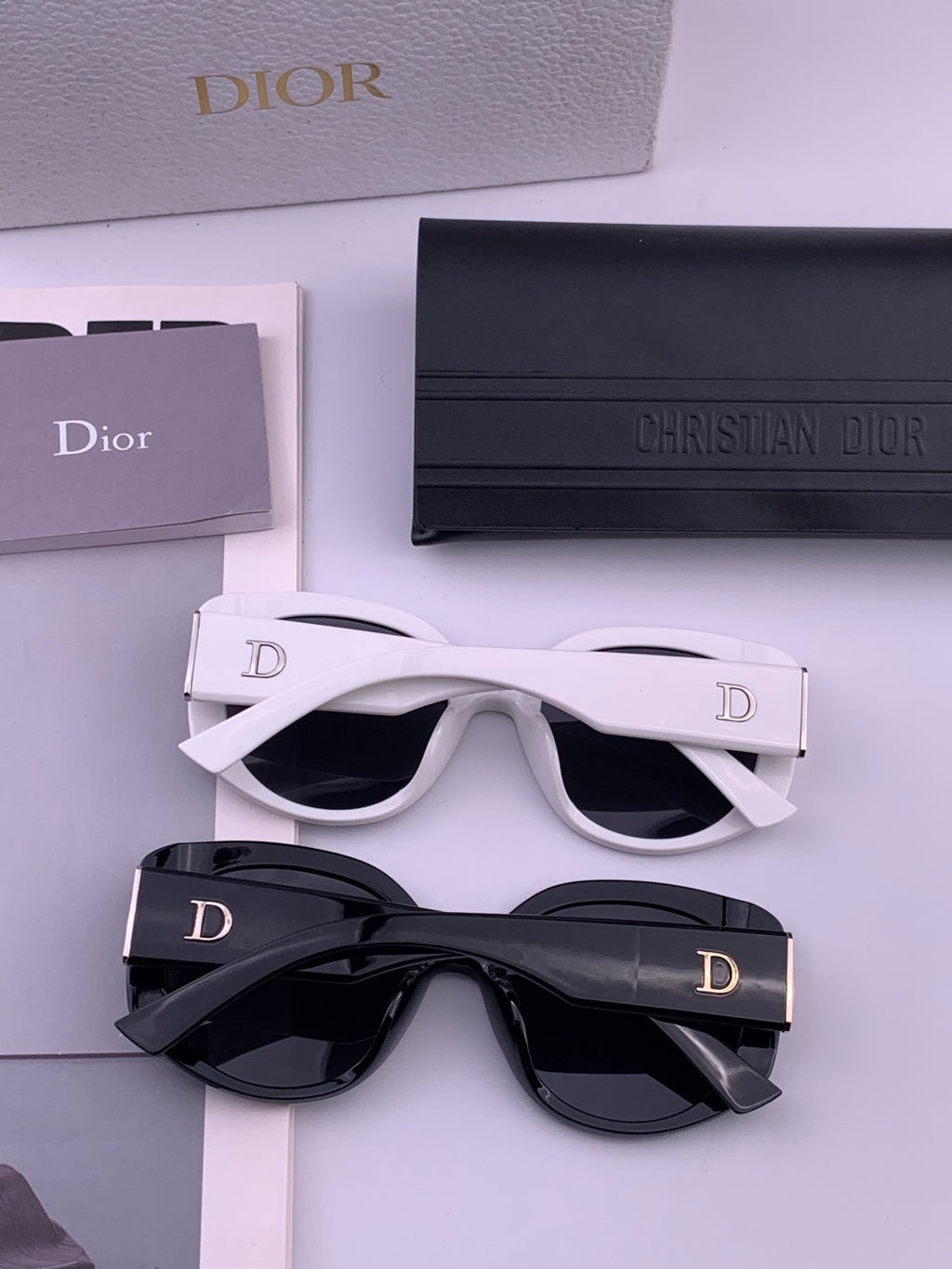 Dior CD6820 Polarized Square Gold Lens Sunglasses for Women - detail image 6