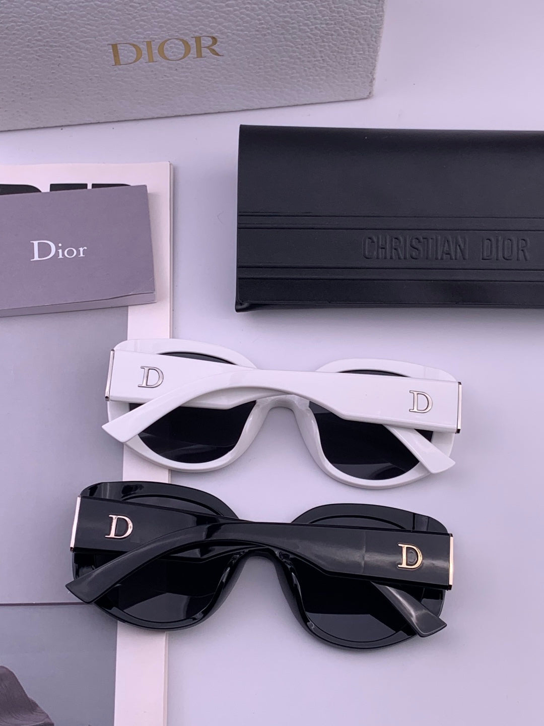 Dior CD6820 Polarized Square Gold Lens Sunglasses for Women - detail image 6