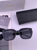 Dior CD6820 Polarized Square Black Lens Sunglasses for Women - 132408