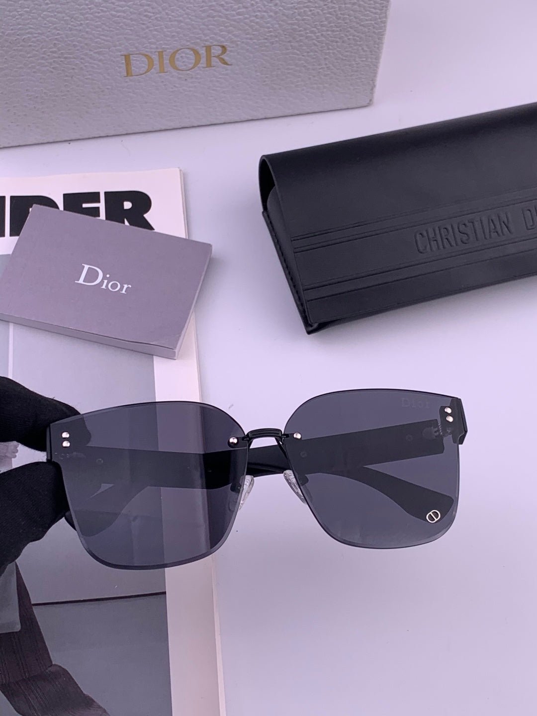 Dior CD9972 Square Pink Lens Sunglasses for Women - 132404