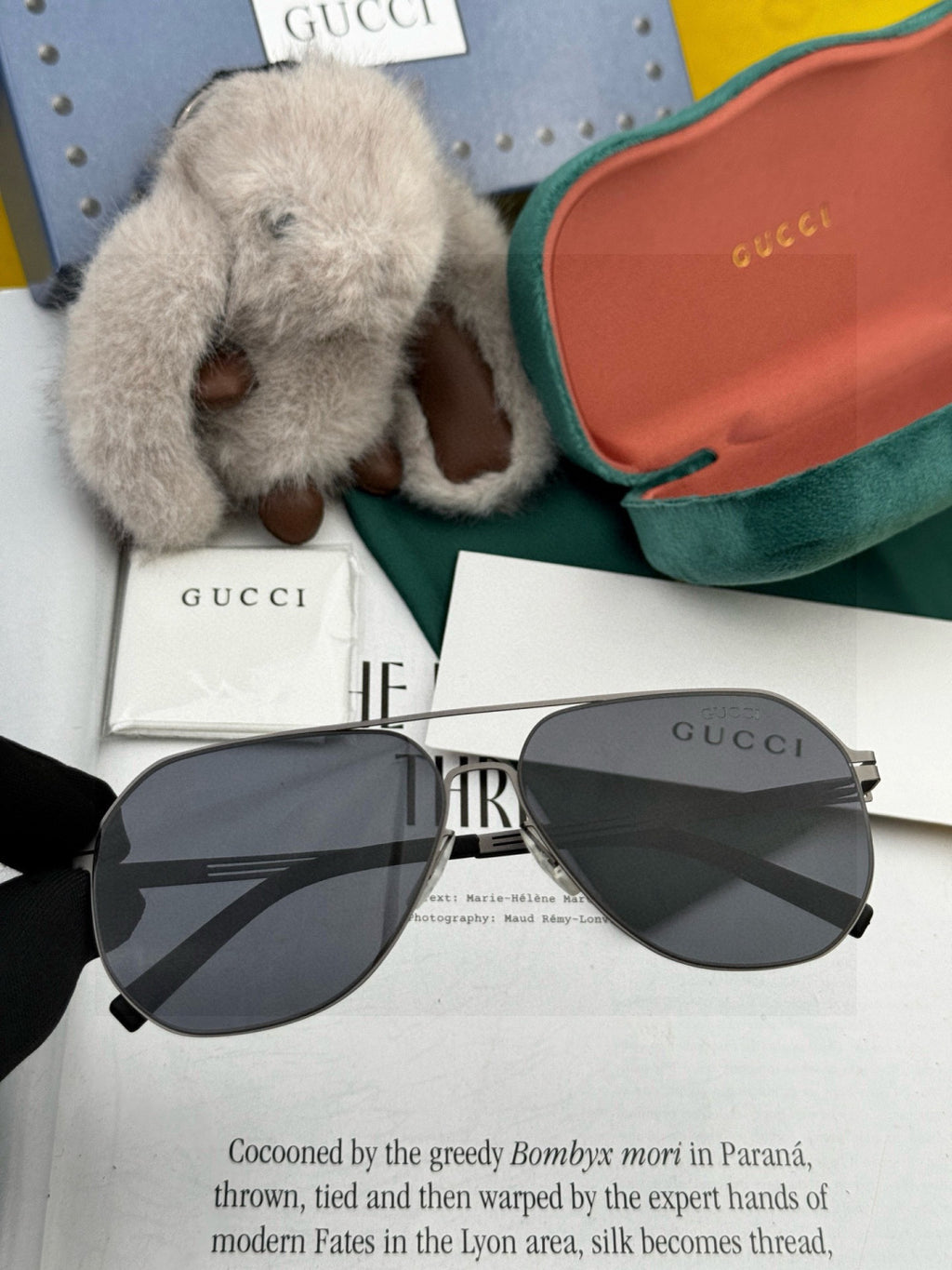 Gucci G911 Fashion Gold Lens Sunglasses for Men & Women - 132273