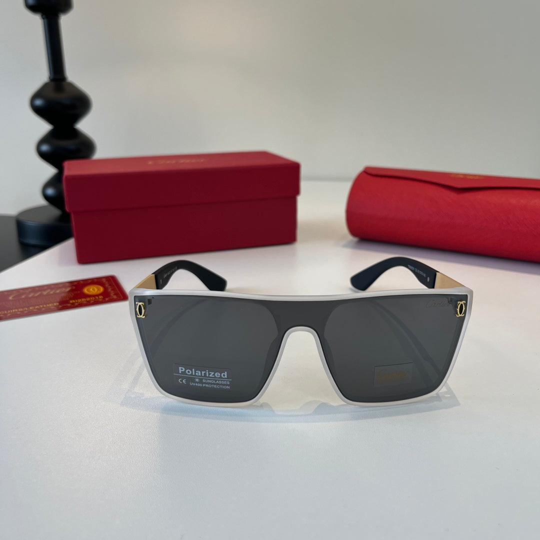 Cartier Lightweight Metal Rimless Silver Lens Sunglasses for Men & Wo - 415998 - detail image 2