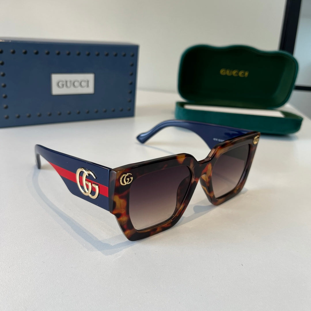 Gucci Oversized Red Lens Sunglasses for Men & Women - 132235