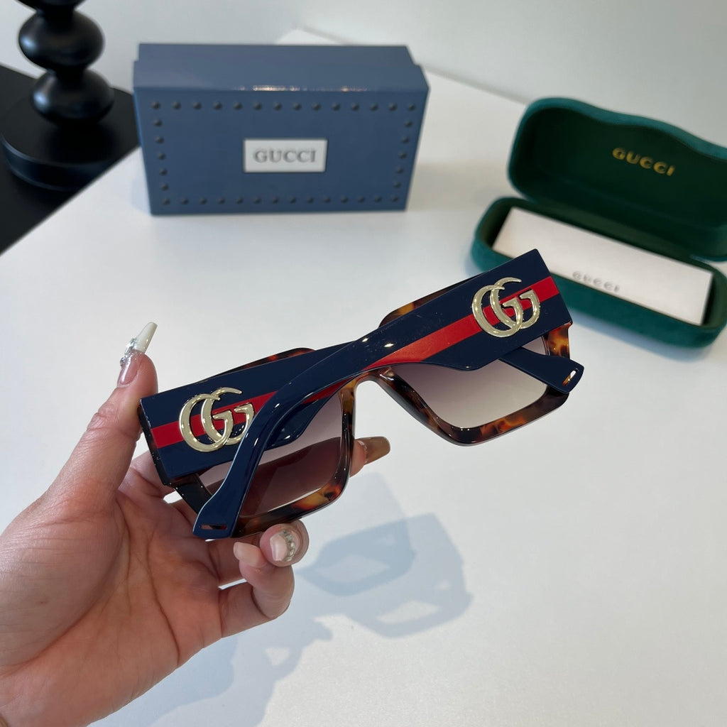 Gucci Oversized Red Lens Sunglasses for Men & Women - 132235 - detail image 7