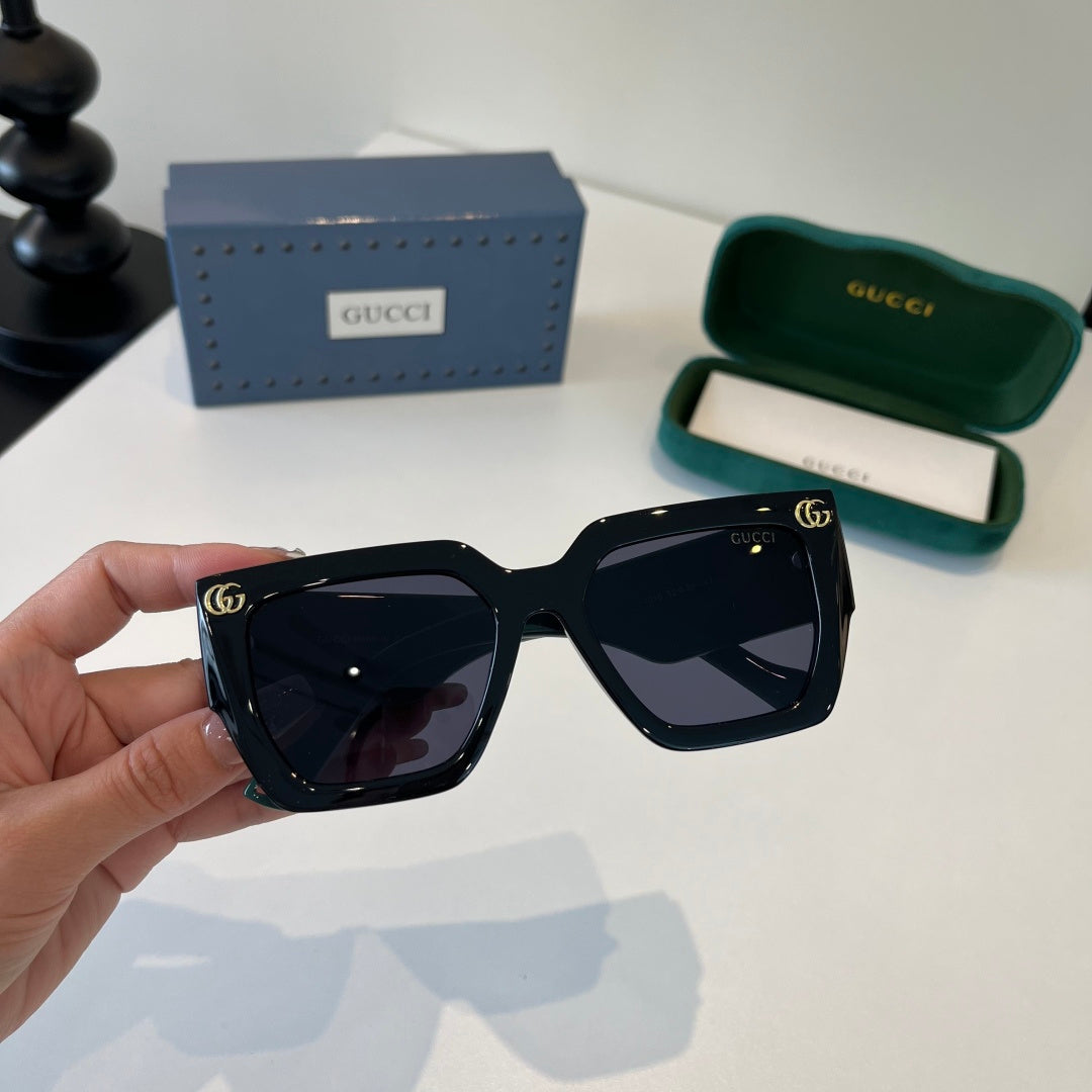 Gucci Oversized Silver Lens Sunglasses for Men & Women - 132236 - detail image 5