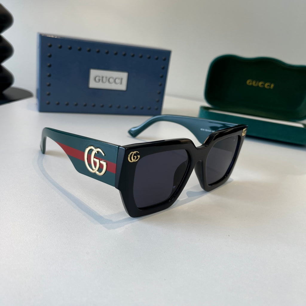 Gucci Oversized Silver Lens Sunglasses for Men & Women - 132236