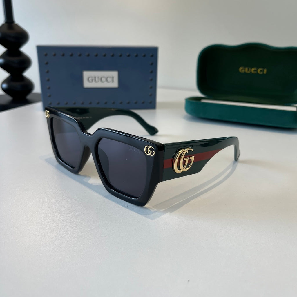 Gucci Oversized Silver Lens Sunglasses for Men & Women - 132236 - detail image 3