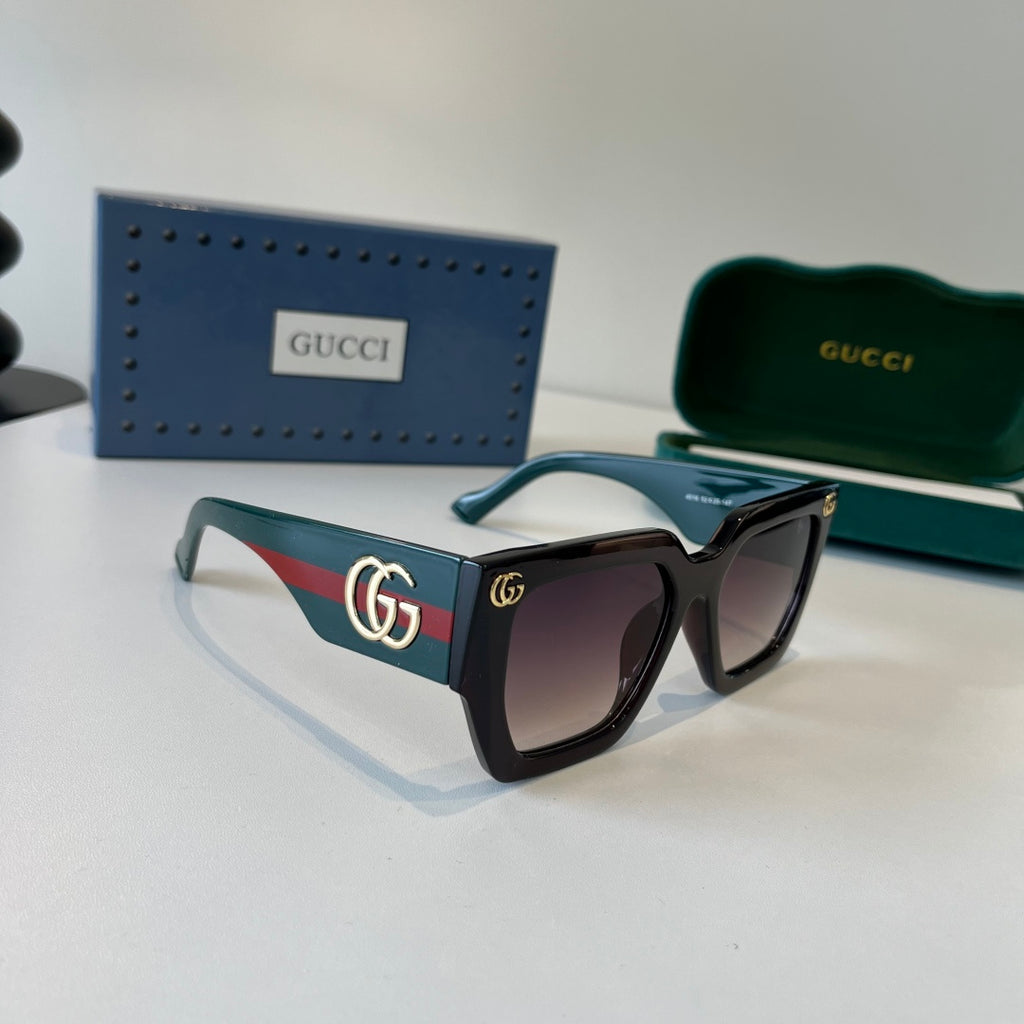 Gucci Oversized Silver Lens Sunglasses for Men & Women - 132237