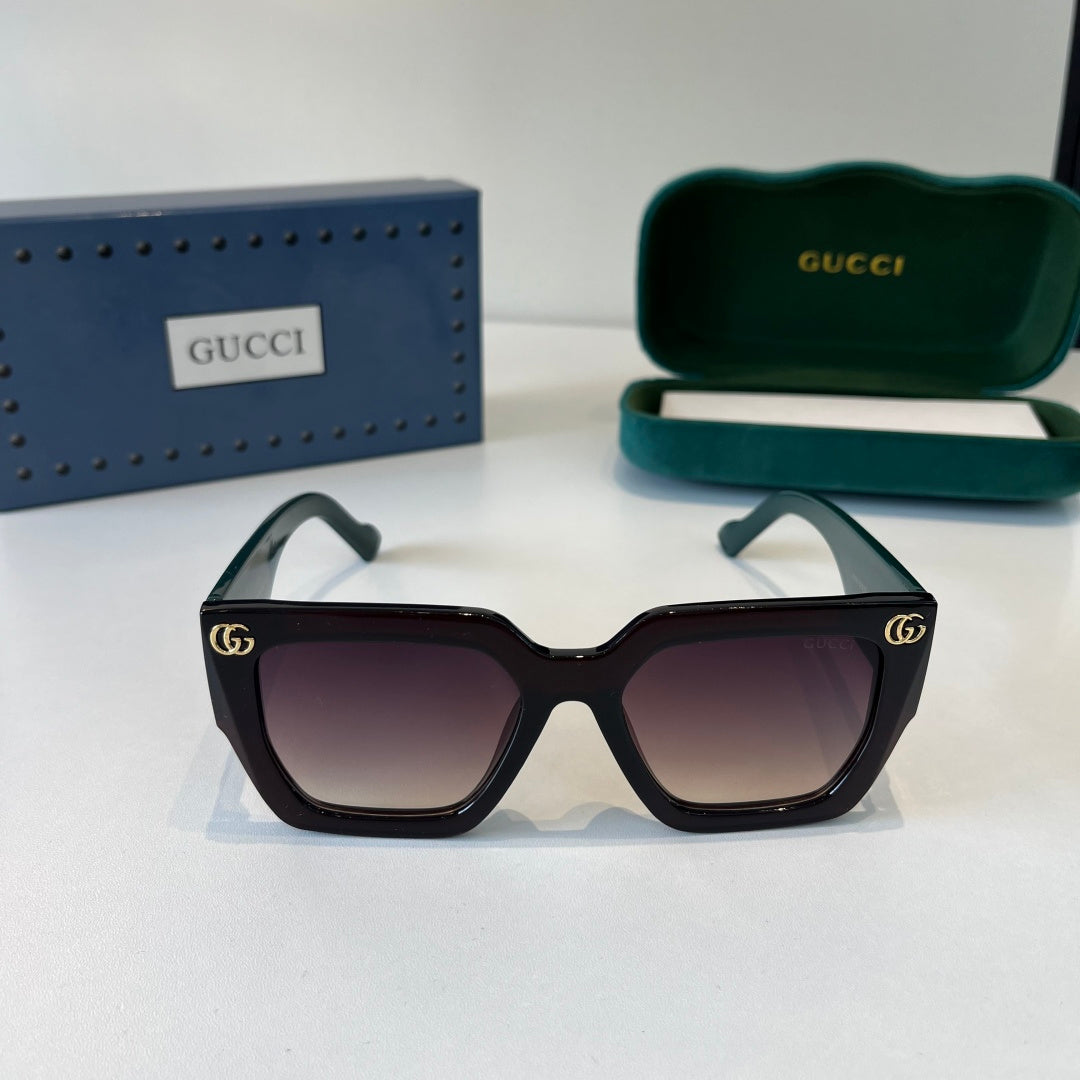 Gucci Oversized Silver Lens Sunglasses for Men & Women - 132237 - detail image 2
