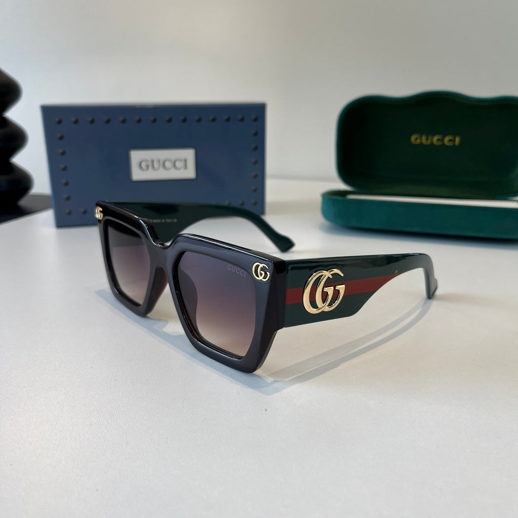 Gucci Oversized Silver Lens Sunglasses for Men & Women - 132237 - detail image 3