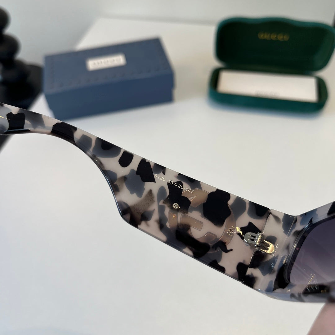Gucci Oversized Silver Lens Sunglasses for Men & Women - 371486 - detail image 7