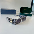 Gucci Oversized Silver Lens Sunglasses for Men & Women - 371486