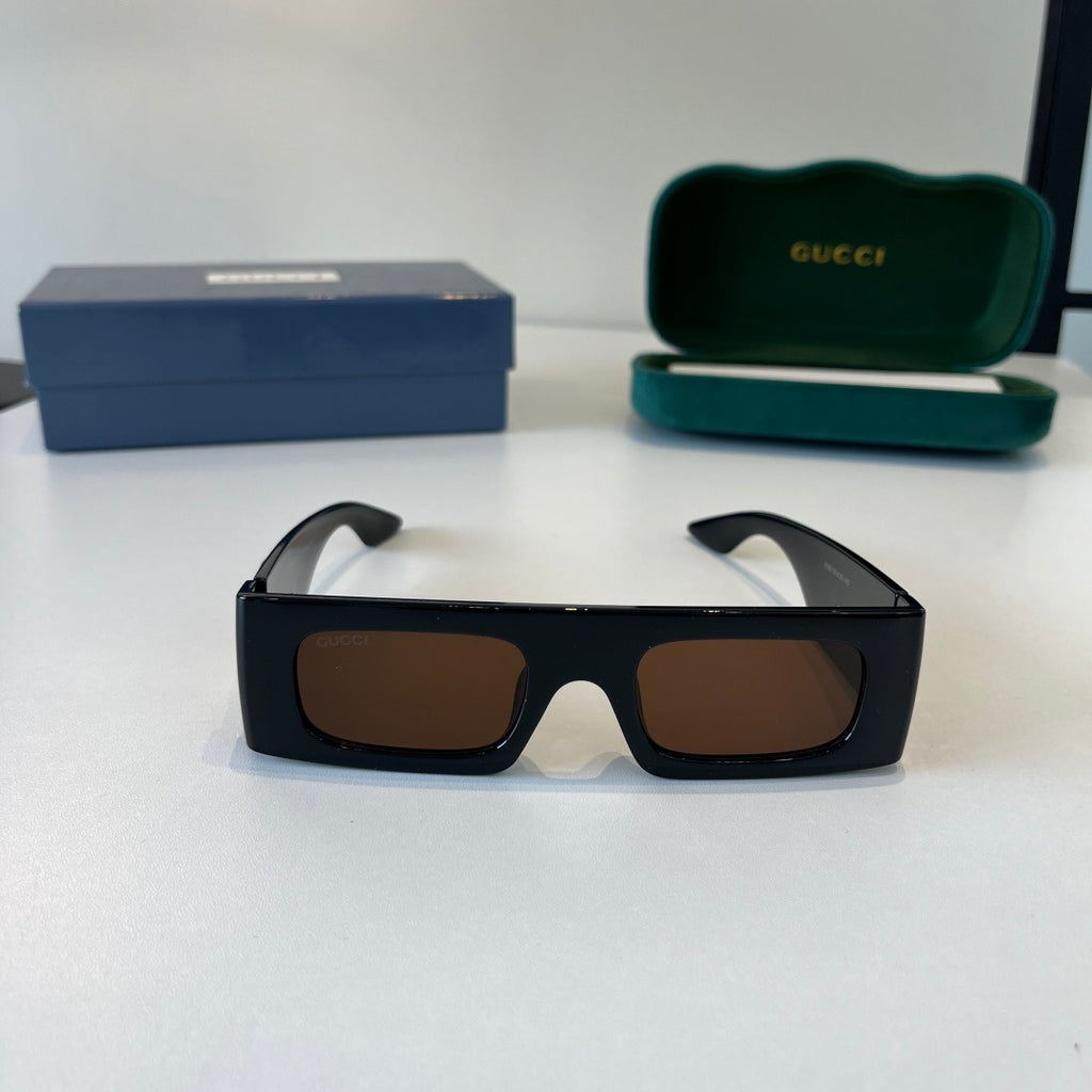 Gucci Oversized Silver Lens Sunglasses for Men & Women - 371487 - detail image 2