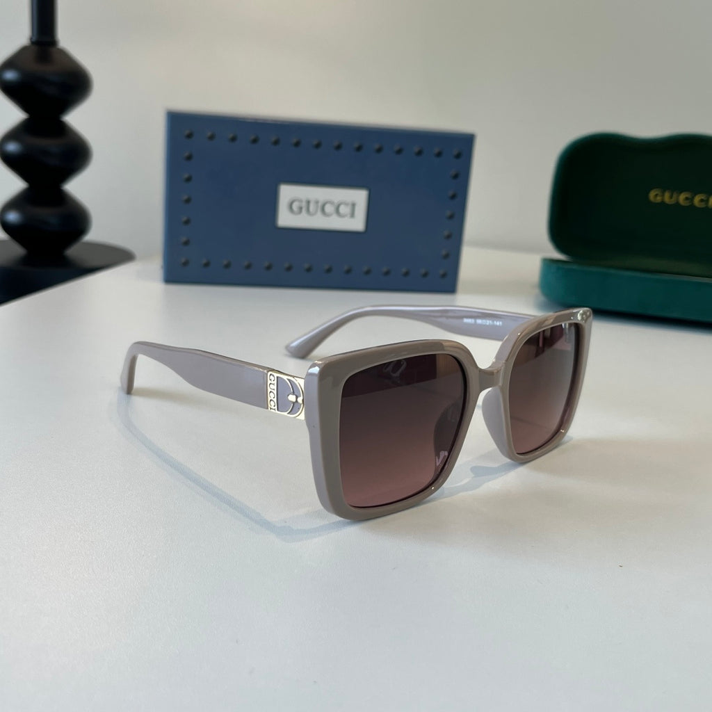 Gucci Fashion Silver Lens Sunglasses for Men & Women - 132247