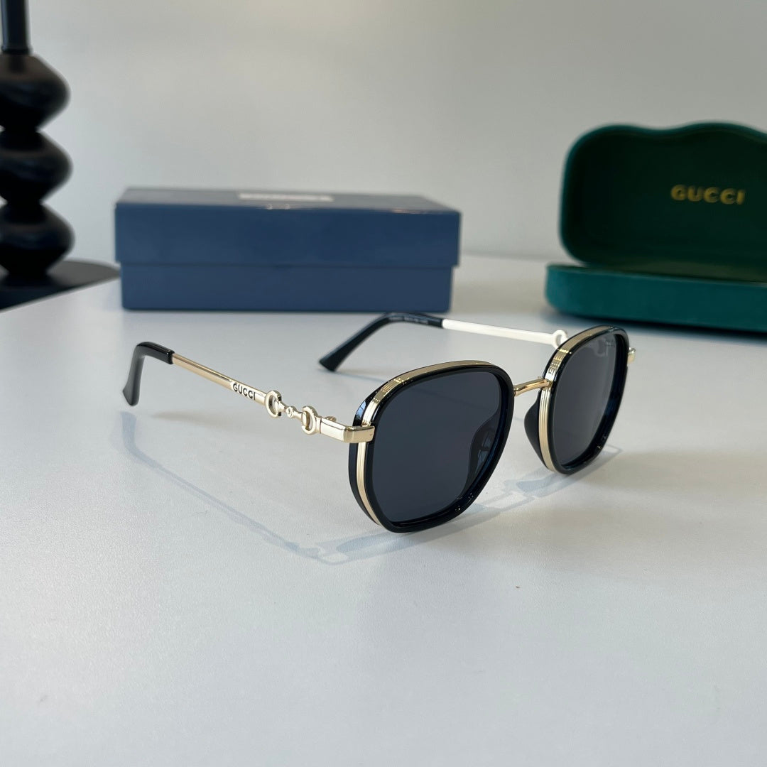 Gucci Oversized Silver Lens Sunglasses for Women - 371494