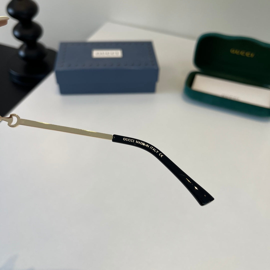 Gucci Oversized Silver Lens Sunglasses for Women - 371494 - detail image 8