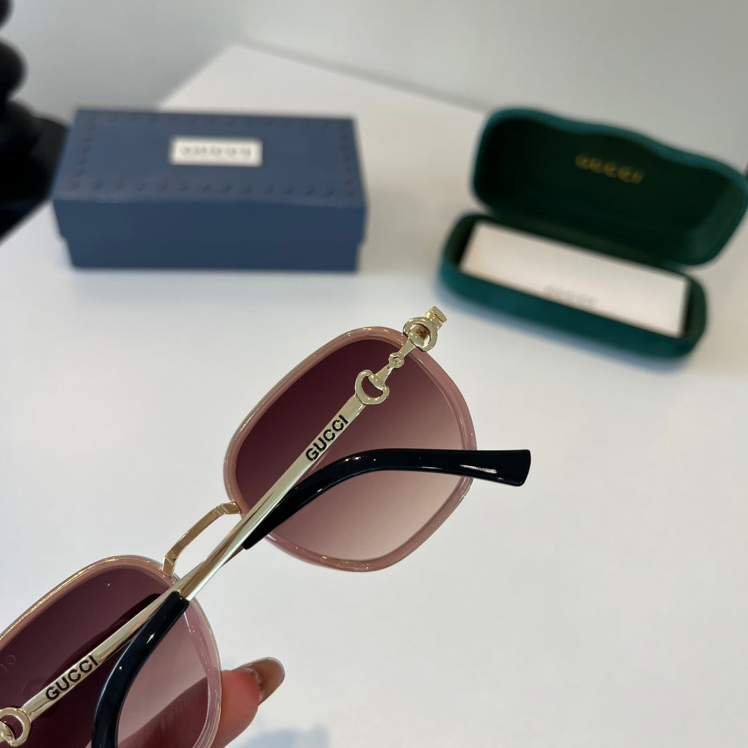Gucci Oversized Red Lens Sunglasses for Women - 132251 - detail image 7