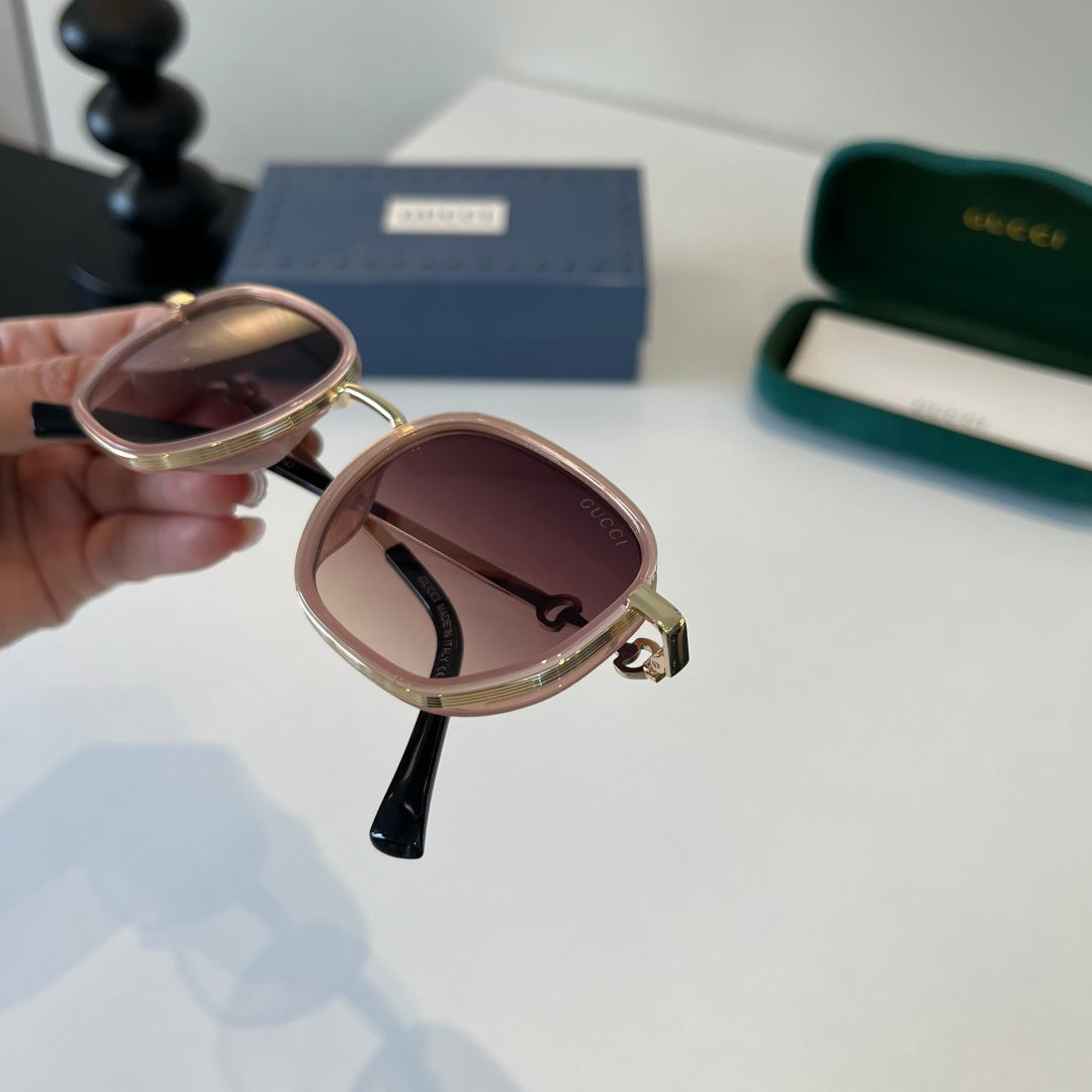 Gucci Oversized Red Lens Sunglasses for Women - 371495 - detail image 5