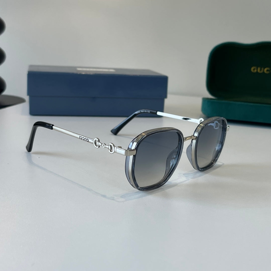 Gucci Oversized Silver Lens Sunglasses for Women - 132252