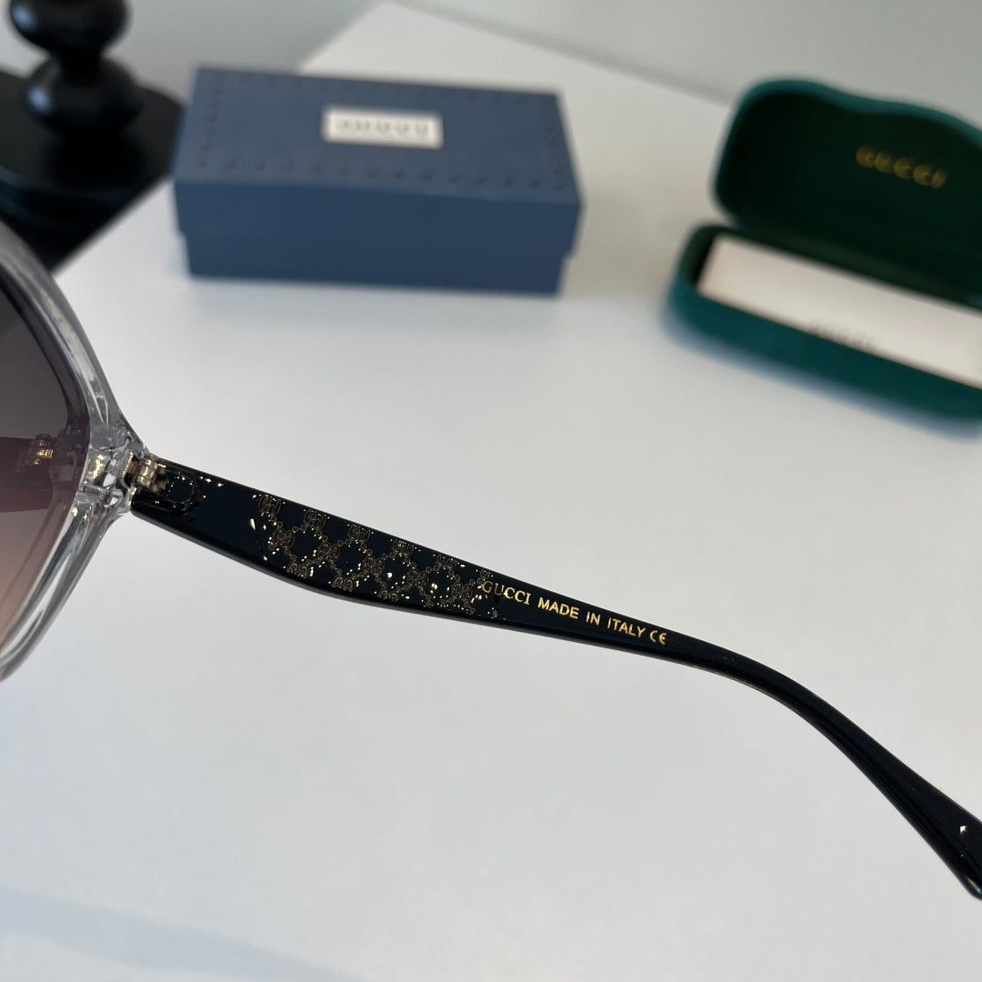 Gucci Oversized Silver Lens Sunglasses for Women - 371497 - detail image 8
