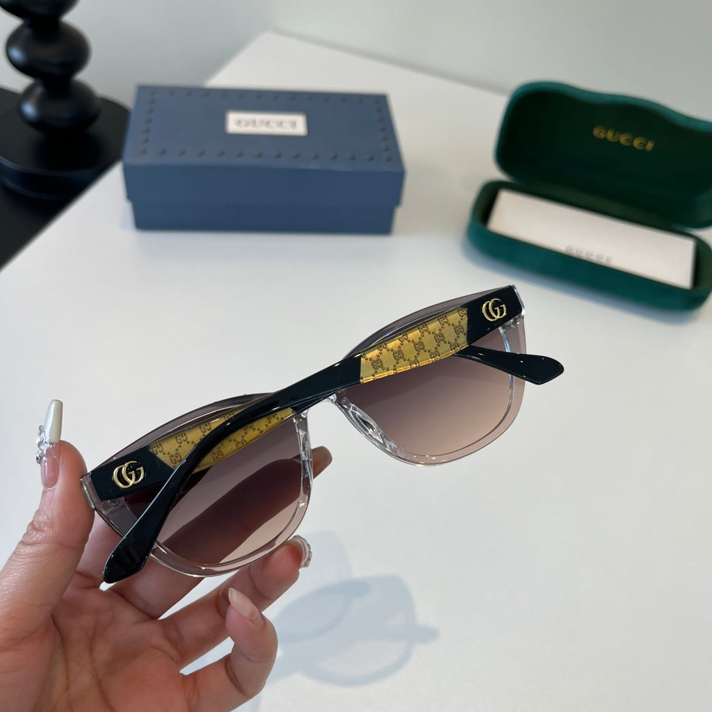 Gucci Oversized Silver Lens Sunglasses for Women - 132253 - detail image 7