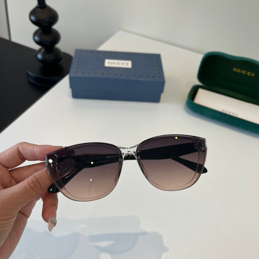 Gucci Oversized Silver Lens Sunglasses for Women - 371497 - detail image 4