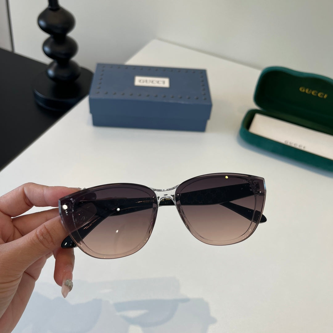 Gucci Oversized Silver Lens Sunglasses for Women - 371497 - detail image 4